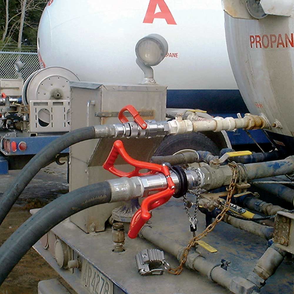Соединение TODO-GAS Dry-Break в работе